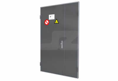 ALU DUBBELE DEUR G-40 T/M G100 + SLEUVEN (L) - Ventilerend