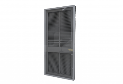 ALU ENKELE DEUR HS-27R 250KVA (R) - Ventilerend