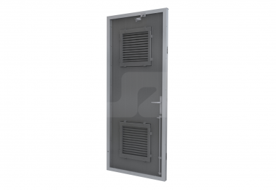 ALU ENKELE DEUR HS-27R INBOUW (R) - Ventilerend