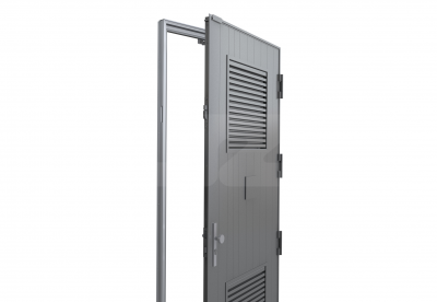 ALU ENKELE DEUR HS-27R INBOUW (R) - Ventilerend