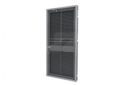 ALU ENKELE DEUR HS-42R 630KVA (L) - Ventilerend