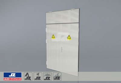 JAZO DEUR OS EXP LIAND - Dubbele deur met explosieluik